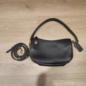 Coach Black Shoulder Bag with Strap